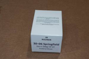 lot 426 image: 20 .30-06 Sprg 200 Gr Sierra SP BT Ammo