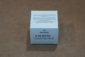 lot 445 image: 30 5.56mm 55 Gr Hornady FMJ BT Ammo