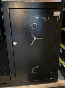 lot 1B image: American Security Fire Resistant Combination Gun Safe