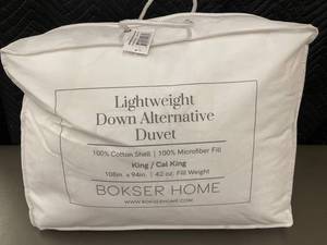lot 21 image: Bokser Home KingCal King Lightweight Down Alternative Duvet