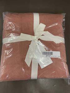 lot 45 image: Bokser Home 100 Percent French Linen King Duvet Cover - Clay