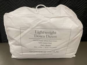 lot 72 image: Bokser Home Lightweight Down Duvet, FullQueen, 700 Fill Power