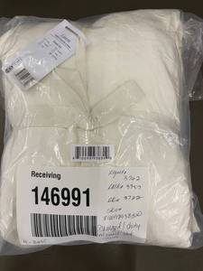 lot 73 image: 100 Percent French Linen Cal King Sheet Set - DamagedDirty