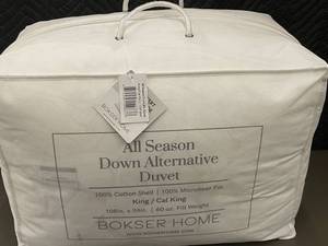 lot 90 image: Bokser Home All Season Down Alternative Duvet KingCal King