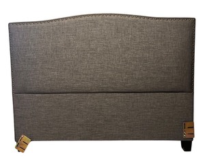 lot 88 image: Upholstered Queen Headboard with Rivet Trim