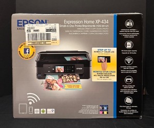 lot 123 image: New Epson Expression Home XP-434 All-in-One Printer