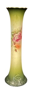 lot 157 image: Vintage Laughlin Art China Floral Vase
