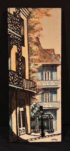 lot 194 image: Original Painting on Wood by Karla