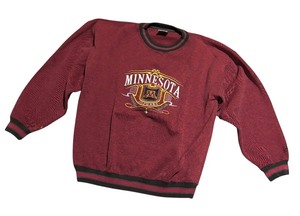 lot 231 image: University of Minnesota Golden Gophers Size Large Sweatshirt by Midwest Embroidery