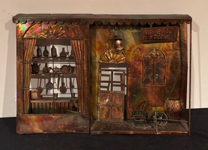 lot 232 image: Vintage Copper General Store Decorative Wall Hanging