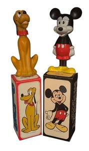 lot 237 image: Avon Mickey Mouse Bubble Bath and Pluto Non-Tear Shampoo