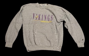 lot 239 image: Minnesota Vikings Football Sweatshirt Size Large by Logo Athletic