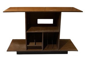 lot 271 image: Vintage Media Console Shelf