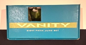 lot 283 image: Set of 8 Vintage Vanity Juice Glasses
