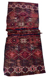lot 19D image: Antique Turkish Handwoven Saddle Bag