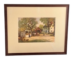 lot 43 image: DR - Framed Print Lenox by H.C. Wolcott