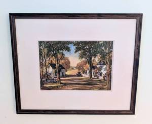 lot 43A image: Framed Concord Print by H.C. Wolcott