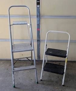 lot 261 image: Pair of Handy Step Ladders