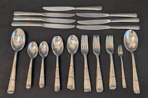 lot 178 image: Vintage Stegor Stainless Steel Flatware