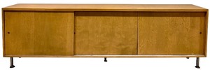 lot 18 image: LLR - Mid-Century Maple Sideboard by Florence Knoll for Knoll International