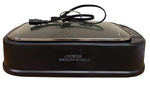 lot 227 image: LLR - Power Smokeless Grill with Glass Lid and Dual Grill Plates