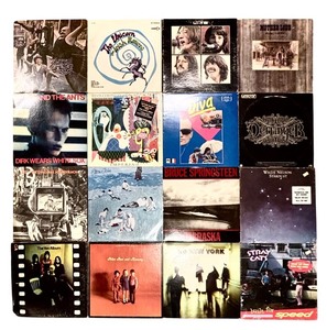 lot 233 image: LLR - Lot of 16 Vintage Vinyl Records including Elvis Costello, Adam and the Ants, Willie Nelson