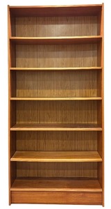 lot 234 image: LLR - Tall Wood Bookcase with 6 Shelves, 74 Inches High