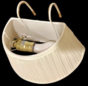 lot 239 image: LLR - Headboard Lamp with Cream Shade