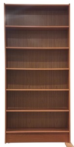 lot 241 image: LLR - Vintage Wood and Particle Board Bookcase
