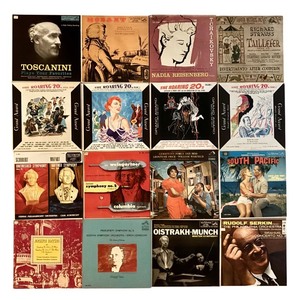 lot 290 image: BR1 - Lot of 16 Vintage Classical and Broadway Vinyl Records