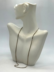 lot 53J image: Sterling Silver 18-Inch Box Chain Necklace