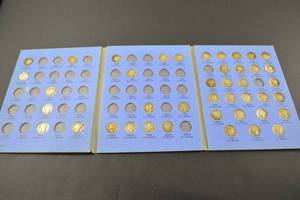 lot 17 image: Mercury Dimes Collection in Album, 1916-1936 Assorted DatesMints