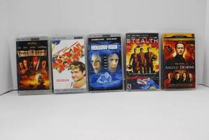 lot 73 image: PSP UMD Movie Lot Pirates of the Caribbean, Stealth, Animal House, Hollow Man, Angels & Demons
