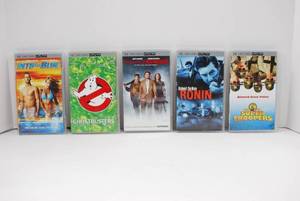 lot 78 image: PSP UMD Movie Lot Ghostbusters, Pineapple Express, Ronin, Super Troopers, Into the Blue