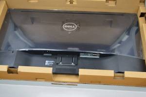 lot 83 image: 27 Dell Monitor with Stand and Cables in Original Box