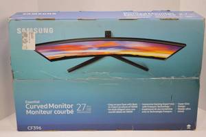 lot 84 image: Samsung CF396 27-inch Curved LED Monitor