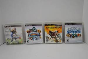 lot 86 image: Lot of 4 PlayStation 3 Games Madden NFL 15, Twisted Metal, Skylanders