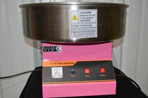 lot 207 image: VIVO Candyfloss Machine Electric Cotton Candy Maker
