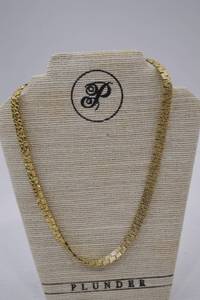 lot 40 image: 2 Gold-Tone Necklaces and 1 Bracelet Assortment