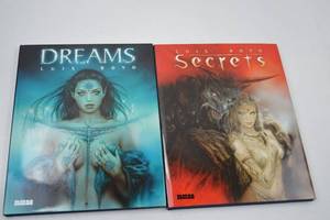 lot 100 image: Luis Royo Art Books - Dreams and Secrets - 2 Hardcover Editions
