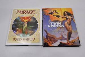 lot 101 image: Twin Visions & Mirage - Boris Vallejo Fantasy Art Hardcover Set