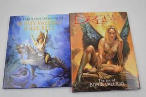 lot 102 image: The Fabulous Women of Boris Vallejo Julie Bell & Dreams Art Books