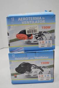 lot 114 image: 12V 150W Car Heater and Ventilator, Dual Function