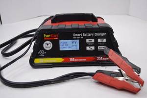 lot 116 image: EverStart Plus Smart Battery Charger 25A10A2A with Start Aid