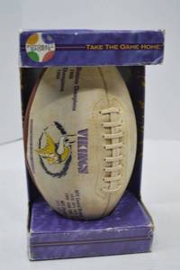 lot 119 image: Minnesota Vikings Limited Edition Collectible Football in Box