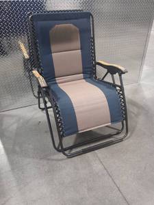 lot 210 image: Adjustable Outdoor Zero Gravity Lounge Chair