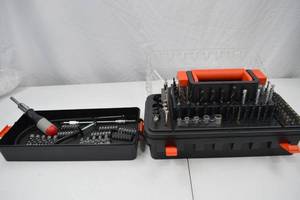 lot 156 image: Hand Tool Lot - Drill Bit, Driver & Socket Set in Carry Case