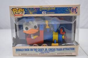 lot 179 image: Funko Pop Trains Disneyland 65th Donald Duck Casey Jr. Circus Train #01