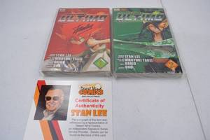 lot 184 image: Karakuridoji Ultimo Vol. 1 & 2 Signed by Stan Lee with COA