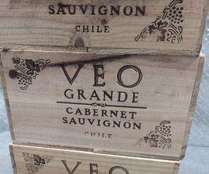 lot 158 image: Set of 4 Veo Grande Wooden Wine Crates